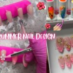 ATTEMPTING to Re-Create a super cute pinterest nail design! HOW TO MAKE PRESS ON NAILS 💅🏼