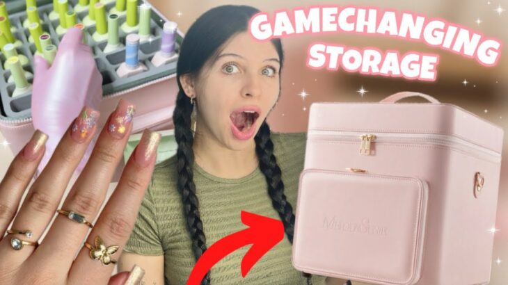 NEW MelodySusie ManiCaddy Review 💅 Sweet Scent Gel Polish Nail Art +Sculpted Acrylic Tip Application