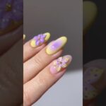 🌼🪻 3D spring flower #nails #naildesign #nailart