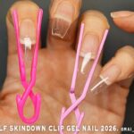 みんな肉下げてる？噂のスキンダウンクリップをセリアとキャンドゥでやっとみつけたので、私の肉盛りなセルフネイルでキワ攻め検証してみた。けどこれ合ってる？
