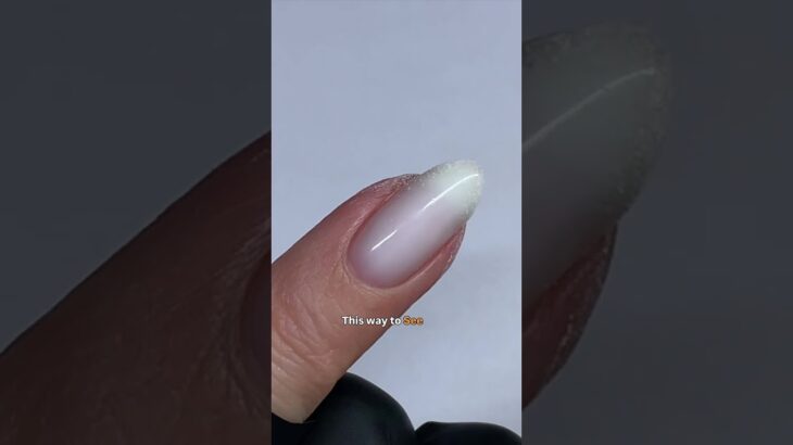 👆See Full Video 👆How To Safely Shape Almond Nails #paolaponcenails #independentnailtech