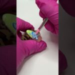 Sea turtle Nail art 💅🏼🌊 #pressonnails #nailtutorial #3dnails #nailinspo