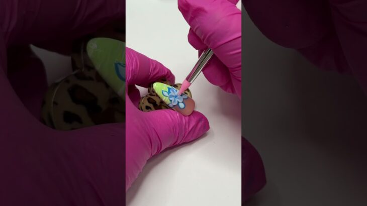 Sea turtle Nail art 💅🏼🌊 #pressonnails #nailtutorial #3dnails #nailinspo