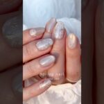 春の新作人気No.3✨️繊細な刺繍アートと柔らかなベージュマグが高級感たっぷり💐 #ネイルチップ #ジェルネイル #セルフネイル #春ネイル #フラワーネイル