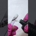 Easy Glitter Nail Art ✨ Simple White Gel Nails | Nail Tutorial #shorts