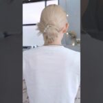 時短！ゴム一個のまとめ髪✨#簡単アレンジ #セルフアレンジ #hairstyle #hair #ミディアムヘア #髪型 #まとめ髪 #大人カジュアル #大人かわいい