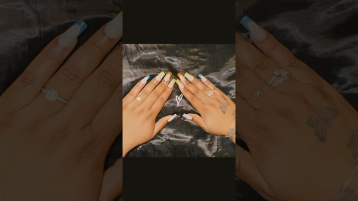 Beginner nail tech 💅🏽✨ which set is your favorite? #shorts  #nailtech #beginnernailtech #nailart