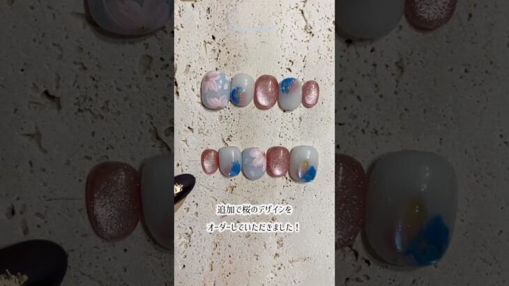 ネイルチップオーダーの梱包動画。