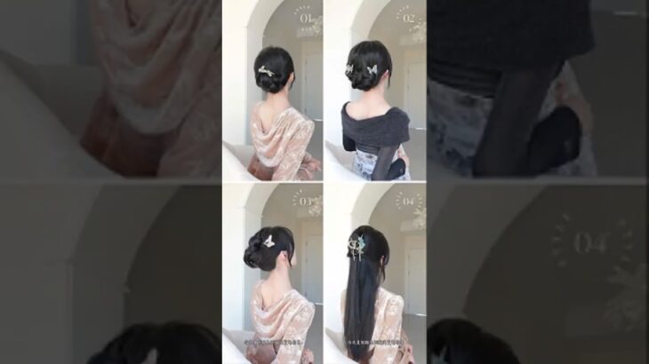 【神業】かんざし1本で完成！不器用さんでもできる上品まとめ髪4選🌸