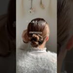 三つ編みだけのまとめ髪🎀✨