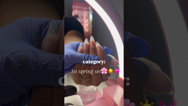 SPRING NAIL SET🌸 using @beetlesgelpolish pastel colors #ytshorts #beetlesgelpolish #viral #shorts