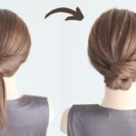 [ヘアアレンジ　まとめ髪] 上品なまとめ髪で結婚式や和装にも◎ / Easy Hair Updo for Medium Hair