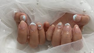 ジェルネイルリボンデザイン