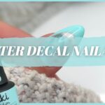 EASTER NAIL ART USING GEL POLISH AND WATER DECALS 🐰