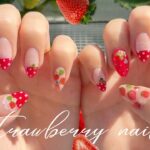 【100均だけ】かわいい苺ネイル 🍓Strawberry Nails