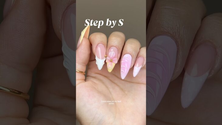 Step by step spring nails🌸💅🏻 products are from LTANAILS.com #nails #naildesign #nailgelart