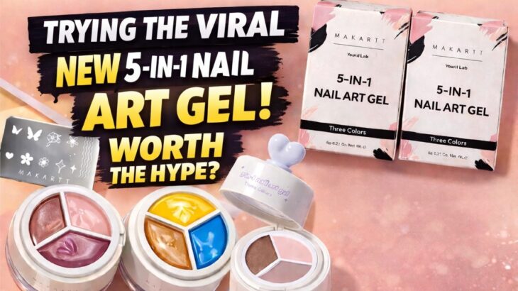 Testing the NEW Viral Makartt 5 in 1 Nail Art Gels… Do They Actually Work? 🤔