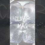 新作クリアマグ💎カラー・粒子違い🧊指先にうるっと奥行き感💅🏻 #ネイル #ジェルネイル #マグネットネイル #新作 #nailstyle #ネイルスタイル #クリアマグ #nails