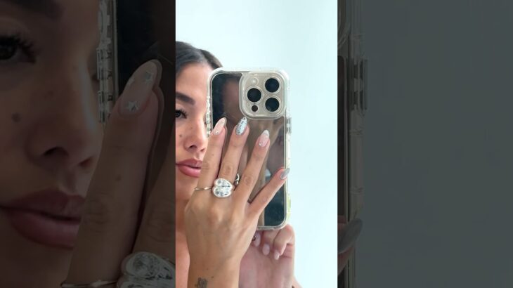 Current mood: new Harry Styles album + fresh nails 🪩 #shorts #nailart #gelnails #harrystyles #nails