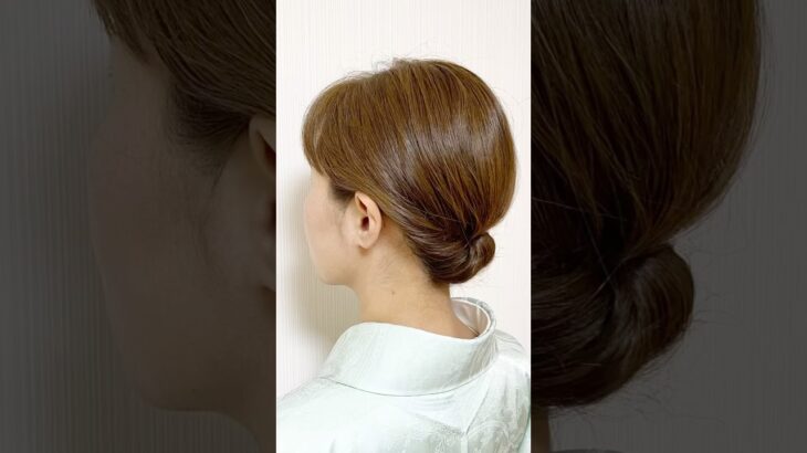 簡単３分でできる 短い髪でもできる 着物ヘアセット 62 ボブヘアアレンジ  簡単ヘアスタイル  時短セルフヘアアレンジ #shorts #簡単ヘアアレンジ #hairstyle