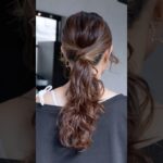 パーマヘアのらくらくローポニー#簡単アレンジ #セルフアレンジ #hairstyle #hair #ミディアムヘア #髪型 #まとめ髪 #大人カジュアル #大人かわいい