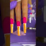 #nails #nailart #tiger #animal #animalprint #tigerprint #nailgelart #naildesign #simplenails