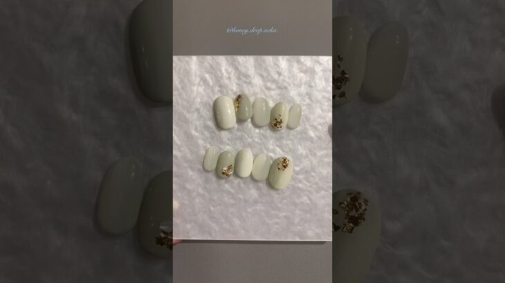 ネイルチップ現品の梱包動画。