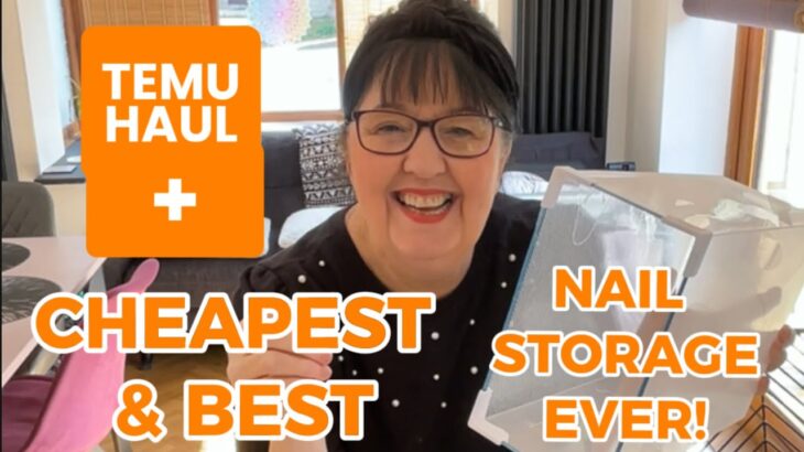 Cheapest Nail Supply Storage on Temu… and It’s Perfect for All Your Nail Goodies