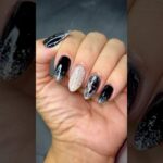 Black nails 🖤✨🐈‍⬛ #nails #unhasnaturais #unhas #nailart #shortsnails #shots
