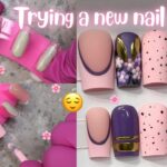 A Client Ordere This Nail Set.. Heres what I made! 💅🏼 Press-on nails tutorial in depth!