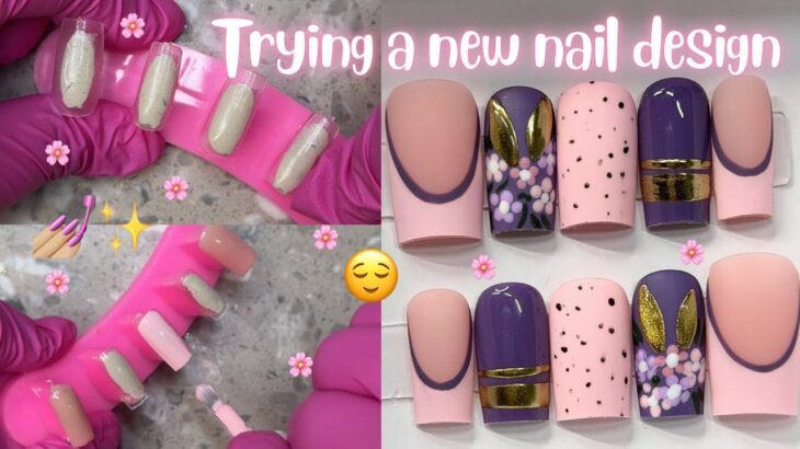 A Client Ordere This Nail Set.. Heres what I made! 💅🏼 Press-on nails tutorial in depth!