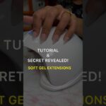 Soft gel extensions tutorial ♥ #nailart #nails #naildesign