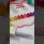 Korean Syrup Gel Swatches 🍓✨ Yogurt Nail KR Fruit Syrup Collection