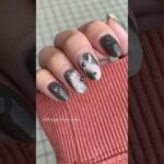〈NAIL TOWN・セリア・CanDo〉カーキの個性派ネイル。(2025年)