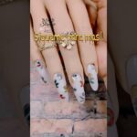 Diseño facil para tus uñas de primavera 🌸🌸 #nailart #naildesign #nailgelart #shortvideo #freestyle