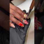 Gel X nails + vacation designs 🌸 #nailtutorial #nailart #naildesigns #naildesign