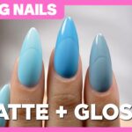 Can’t Choose Matte or Glossy? Try THIS Nail Trick 💅✨