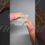 step by step deer print polygel nail art tutorial🦌🌲 #nails #polygel #nailtutorial
