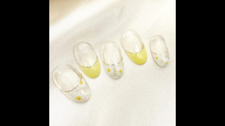 デイジーフレンチネイル      #デイジーネイル #マーガレットネイル