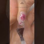 押し花埋め込みジェリップ／Pressed flower embedded Gelip #nails #nailart #naildesign #nailtutorial #nailtech
