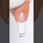 Can we make a perfect french nail only using nail tip? Yess!💖#melodysusie #nails #nailart #nailtech