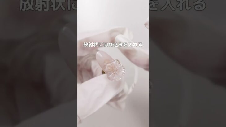 マルチクリアで紫陽花ネイル‼️グラデジェルとの相性が◎#shorts