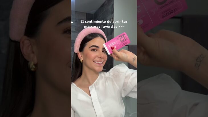 El sentimiento de abrir tus máscaras favoritas 💖 #pestañas #makeup #natural