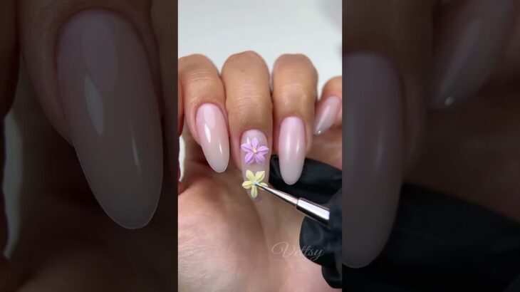 🌸 Cute 3D Flower Nails With Silicone Flower Mold & Cushion Ombre Art Gel Palette 🌼