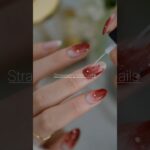 🍓いちごミルクニュアンスの作り方 (Strawberry Milk Nails) #shorts #ジェルネイル #セルフネイル