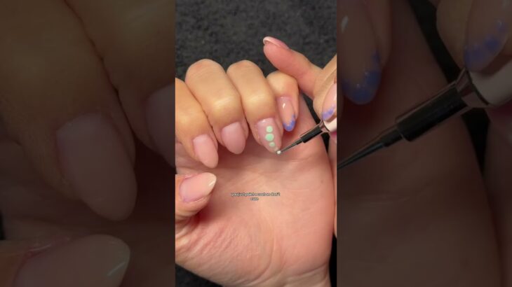 Nail Day!! ✨ Using the Deep Pastel gel polishes 🫐🌸🌿🍑 + blooming gel from Le Mini Macaron US 🫶🏼