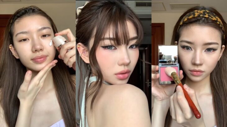 ASMR MAKEUP & ORGANIZING VANITY 🎀🧸