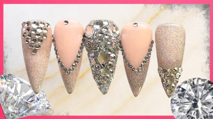 BIRTHSTONE NAIL SET: Diamond for April 💎