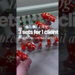 Nail Day! 3 sets for 1 client ✨💅🏻 #pressons #coachella #3dnails #nailtutorial