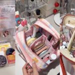 ASMR MAKEUP STOCKING & ORGANIZING VANITY 🎀